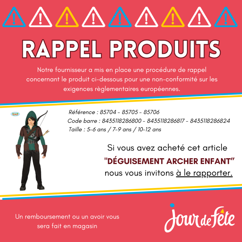 deguisement d'archer pour enfant