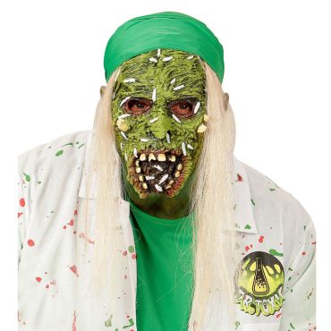 Masque de Zombie Toxique avec Cheveux Masque de Zombie Toxique avec Cheveux