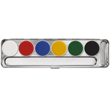 Maquillage Kryolan - Aquacolor - Palette de 6 couleurs Maquillage Kryolan - Aquacolor - Palette de 6 couleurs