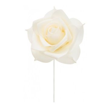 Rose Romantique sur Tige - Ivoire Rose Romantique sur Tige - Ivoire