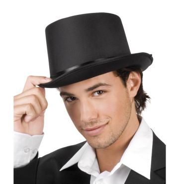 Chapeau Satin Gala Noir Chapeau Satin Gala Noir