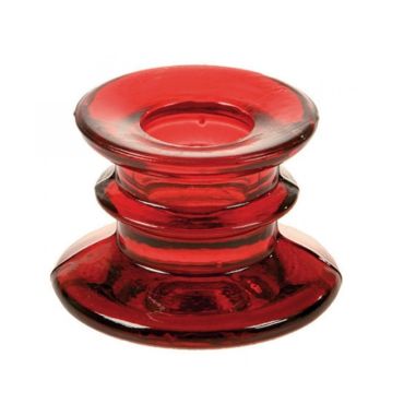 Bougeoir Suède - Rouge Bougeoir Suède - Rouge