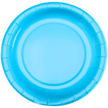 Assiettes en carton turquoise 18 cm - Lot de 10 | jourdefete.com Assiettes en carton turquoise 18 cm - Lot de 10 | jourdefete.com