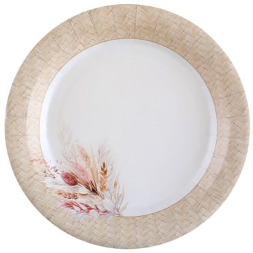 Lot de 10 assiettes - 22,5 cm - Romance Champêtre | jourdefete.com Lot de 10 assiettes - 22,5 cm - Romance Champêtre | jourdefete.com