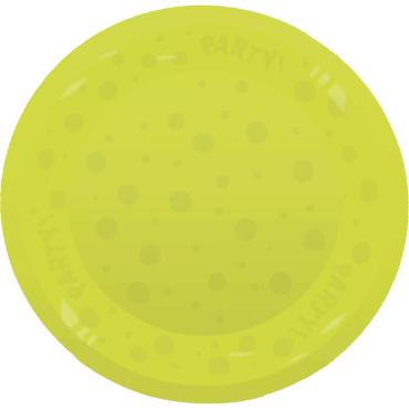 Assiette réutilisable fluo jaune 21 cm avec motif PARTY! | jourdefete.com Assiette réutilisable fluo jaune 21 cm avec motif PARTY! | jourdefete.com