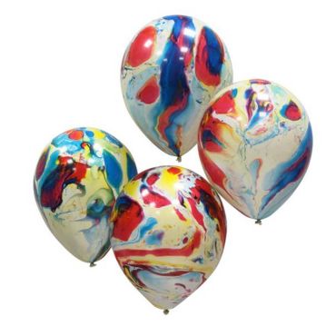 10 Ballons de baudruche - Marbrés 10 Ballons de baudruche - Marbrés
