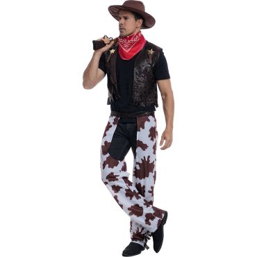 Costume de cow-boy rodéo pour homme avec chapeau et foulard rouge | jourdefete.com Costume de cow-boy rodéo pour homme avec chapeau et foulard rouge | jourdefete.com