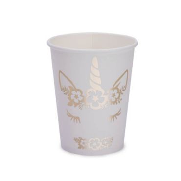 Sachet de 8 gobelets "Jolie Licorne" Sachet de 8 gobelets "Jolie Licorne"