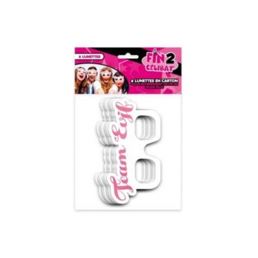 Lot de 6 Lunettes en Carton - Enterrement de Vie de Jeune Fille | jourdefete.com Lot de 6 Lunettes en Carton - Enterrement de Vie de Jeune Fille | jourdefete.com