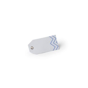 Lot de 12 étiquettes chevron - 6 x 3 cm - Lavande | jourdefete.com