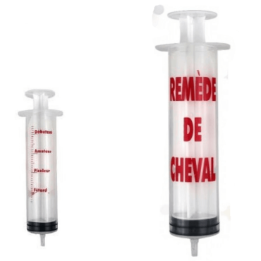 Seringue Géante Shooter - Remède de Cheval Seringue Géante Shooter - Remède de Cheval