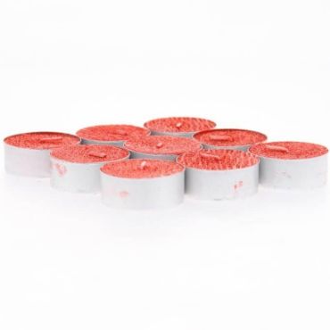 Blister de 9 Bougies Chauffe-Plat Texturées - Paillettes - Rouge Blister de 9 Bougies Chauffe-Plat Texturées - Paillettes - Rouge