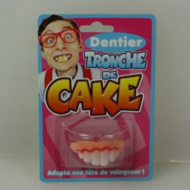 Dentier tronche de cake - Longues dents