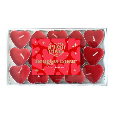 Des bougies en forme de cœur à allumer le soir de la Saint-Valentin | jourdefete.com Des bougies en forme de cœur à allumer le soir de la Saint-Valentin | jourdefete.com
