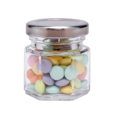 Mini confiturier en verre Transparent Mini confiturier en verre Transparent