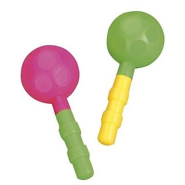Sachet de 2 Maracas en plastique - Coloris Assortis Sachet de 2 Maracas en plastique - Coloris Assortis