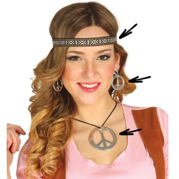 Set d'Accessoires Hippie Femme