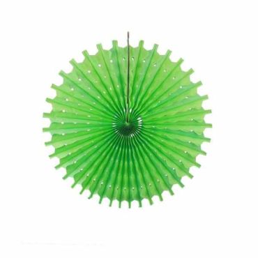 Rosace en Papier Vert à Suspendre - 50 cm Rosace en Papier Vert à Suspendre - 50 cm