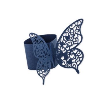 ronds-serviette-papillon-bleu-marine|jourdefete.com ronds-serviette-papillon-bleu-marine|jourdefete.com