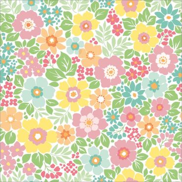 Serviettes fleurs pastel motif jardin | jourdefete.com Serviettes fleurs pastel motif jardin | jourdefete.com