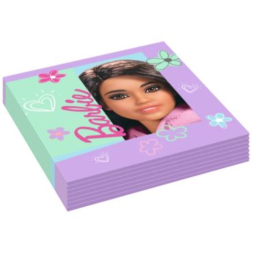 Ce lot de 16 serviettes en papier aux couleurs de Barbie va embellir l'anniversaire de votre enfant | jourdefete.com Ce lot de 16 serviettes en papier aux couleurs de Barbie va embellir l'anniversaire de votre enfant | jourdefete.com