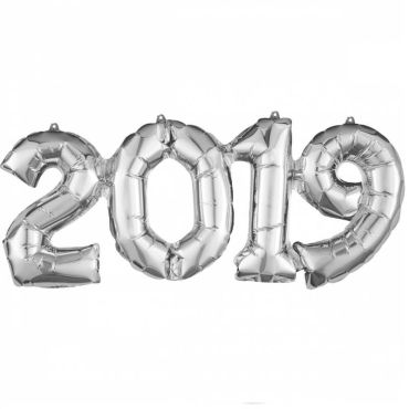 Ballon à Air - Année 2019 - Argent | jourdefete.com Ballon à Air - Année 2019 - Argent | jourdefete.com