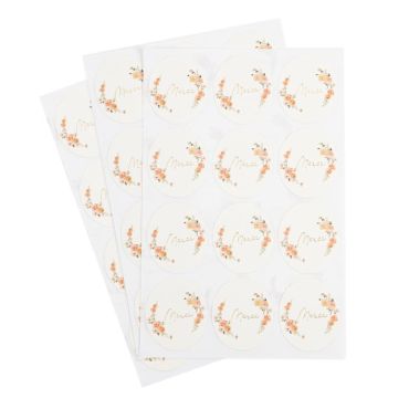 De jolis stickers fleuris à coller lors de votre événement | jourdefete.com De jolis stickers fleuris à coller lors de votre événement | jourdefete.com