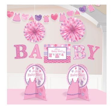 Ensemble décoratif "It's a Baby Girl" 10 pièces Ensemble décoratif "It's a Baby Girl" 10 pièces