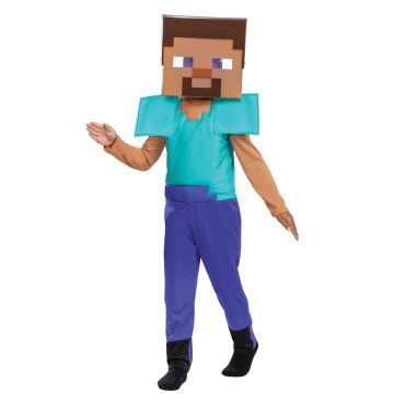 Un superbe déguisement de Steve du jeu vidéo Minecraft pour votre enfant | jourdefete.com Un superbe déguisement de Steve du jeu vidéo Minecraft pour votre enfant | jourdefete.com