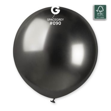 3 ballons 48 cm gris sidérial | jourdefete.com 3 ballons 48 cm gris sidérial | jourdefete.com