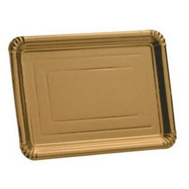 Plateau doré rectangulaire 34x45 cm en carton pour vos événements festifs | jourdefete.com Plateau doré rectangulaire 34x45 cm en carton pour vos événements festifs | jourdefete.com