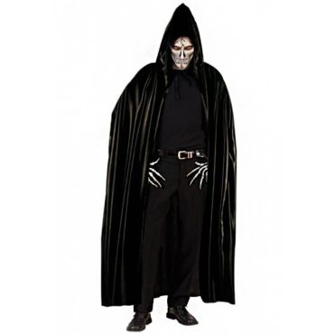 Cape avec Capuche Noire Adulte