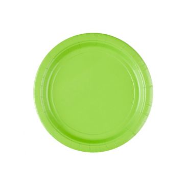 8 Assiettes en Carton Vertes Kiwi - 23 cm 8 Assiettes en Carton Vertes Kiwi - 23 cm