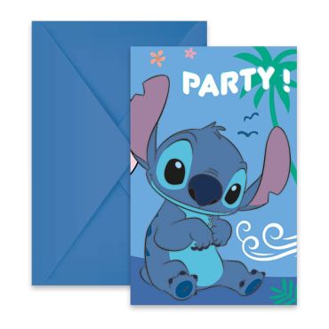 Craquez pour ce lot de 6 cartes d'invitation Stitch pour l'anniversaire de votre enfant | jourdefete.com Craquez pour ce lot de 6 cartes d'invitation Stitch pour l'anniversaire de votre enfant | jourdefete.com