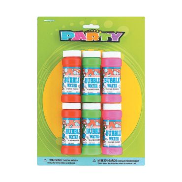 Bouteilles à bulles x6 Bouteilles à bulles x6