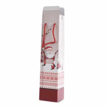 Sac Cadeau pour Bouteille "Santa Fun" - Père Noël Dansant Sac Cadeau pour Bouteille "Santa Fun" - Père Noël Dansant