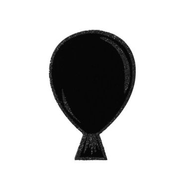 4 Pinces Ardoise Ballon - Noir 4 Pinces Ardoise Ballon - Noir