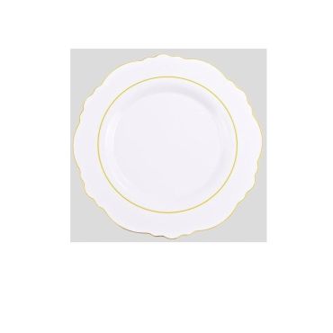 Assiettes baroques dorées de 25 cm pour vos repas élégants | jourdefete.com Assiettes baroques dorées de 25 cm pour vos repas élégants | jourdefete.com