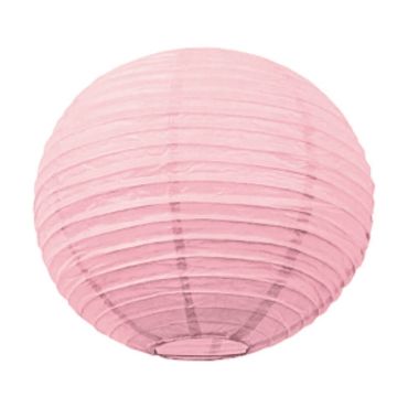 Lanterne japonaise en papier rose vintage - 35 cm Lanterne japonaise en papier rose vintage - 35 cm