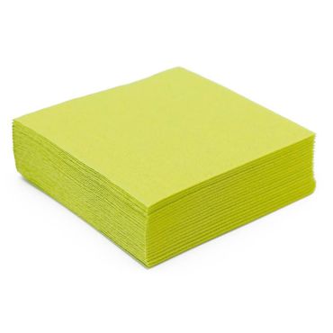 50 Serviettes Microgaufrées - Kiwi 50 Serviettes Microgaufrées - Kiwi