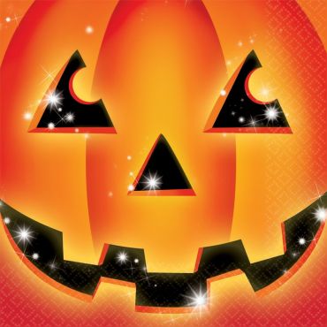 Pack de 16 serviettes - Collection "Pumpkin" Pack de 16 serviettes - Collection "Pumpkin"