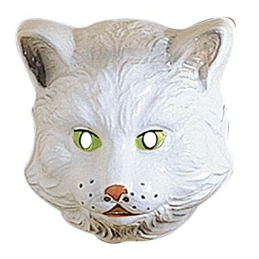 Masque de Chat Blanc pour Enfant Masque de Chat Blanc pour Enfant