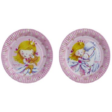 8 Assiettes Little Princesse