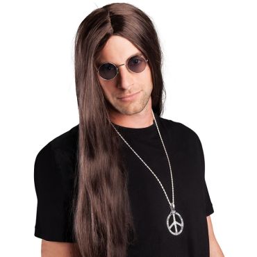 Collier Hippie Argent - Peace And Love Collier Hippie Argent - Peace And Love
