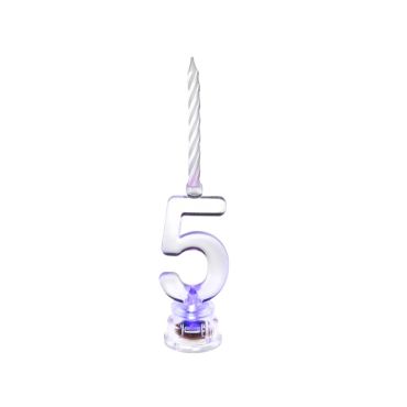 Bougie Led Chiffre 5 Bougie Led Chiffre 5