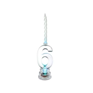 Bougie Led Chiffre 6 Bougie Led Chiffre 6