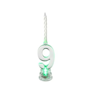 Bougie Led Chiffre 9