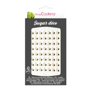 Décorations en sucre Yeux pour gâteaux | jourdefete.com