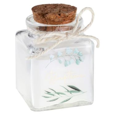 Une jolie petite bougie dans un contenant en verre pour la table de réception du baptême de votre enfant | jourdefete.com Une jolie petite bougie dans un contenant en verre pour la table de réception du baptême de votre enfant | jourdefete.com