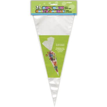 25 sachets à bonbons en cône 25 sachets à bonbons en cône